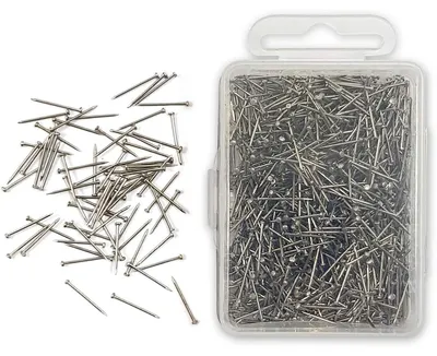 Immagine prodotto di Spilli Meyco in acciaio super duro cromato argento da 13 mm 50 g