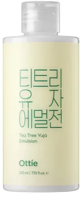 Image de Ottie, Tea Tree Yuja, hydratant, pour le jour et la nuit, émulsion, pour le visage, 210 ml