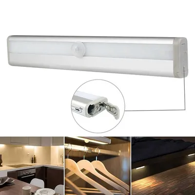 Produktbild von LED Licht mit Bewegungsmelder, kabellose Schrankbeleuchtung, automatische Ein/Aus Funktion, energiesparend - SeeLux