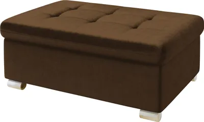 Produktbild von MIRJAN24 Polsterhocker Niko Groß, Stilvoll Sitzhocker vom Hersteller, Moderne Hocker (Farbe: Magic Velvet 2299)