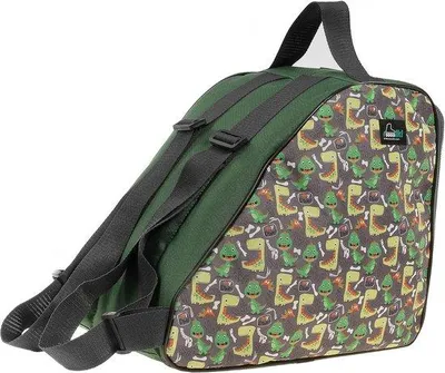 Productafbeelding van Skatebag inlinertas, rolschaatstas, schaatstas met hengsels, ritssluiting en verstelbare rugzak-schouderriem