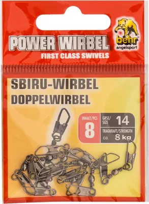 Produktbild von Tönnchenwirbel mit Doppelkarabiner Gr. 14