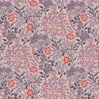 Immagine prodotto di Profhome 390592-GU Carta da parati floreale Lilla pastello Viola Rosa Rosso 5,33 m2