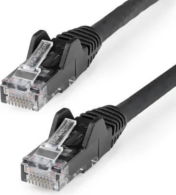 Obrázek produktu pro StarTech.com N6LPATCH1MBK, 1 m, Cat6, U/UTP (UTP), RJ-45, RJ-45, Černá