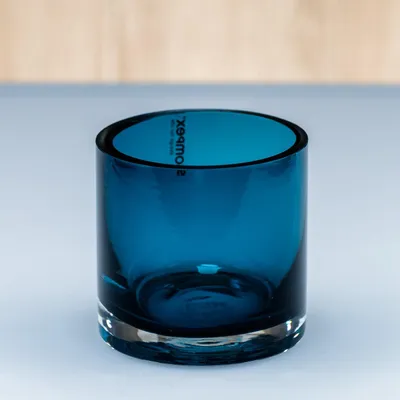 Produktbild von SPARK Teelichthalter aus Glas, dunkelblau – Marke: SOMPEX
