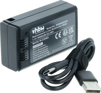 Produktbild von vhbw Akku Ersatz für Godox VB30 für Blitzgerät, Kamera-Blitz (3000 mAh, 7,4 V, Li-Ion)