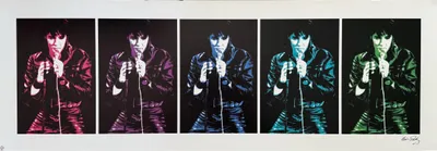 Image de Elvis Presley - ART PRINT - 33x95cm - Affiche Poster