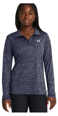 Zdjęcie produktu dla Under Armour Tech 1/2 Zip- Twist - midnight navy, Rozmiar:S
