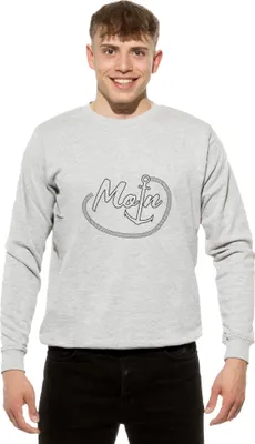 Produktbild von Cotton Prime® Sweatshirt Maritim - Moin XXL Grau-Melange