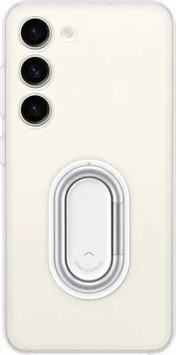 Image de Coque pour Samsung Galaxy S23 5G Support amovible Fonction Stand Transparente Samsung