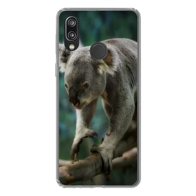 Produktbild von MuchoWow® Handyhülle Schutzhülle Hülle für Huawei P20 Lite (2020) Koala - Baum - Klettern - Kinder - Jungen - Mädchen Silikon Softcase Handy Hülle - Kartenhalter
