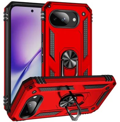 Obrázek produktu pro Ochranné pouzdro Armor Shield pro Google Pixel 10a, hybridní pouzdro, červené