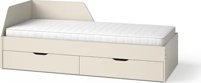 Obrázek produktu pro Postel 90x200 cm MELO ME9 rám postele s roštem a 2 zásuvkami Kašmír