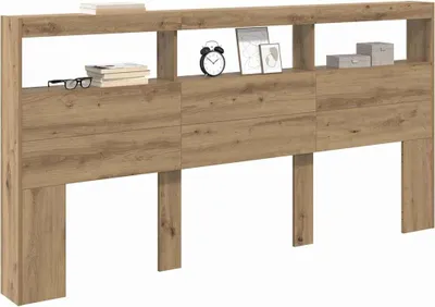 Obrázok produktu pre vidaXL Artisan dubové čelo 200 x 17 x 102 cm materiál na báze dreva