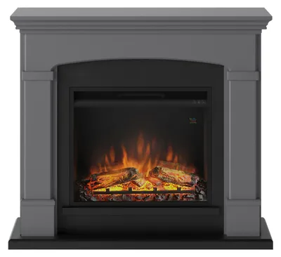 Image de Cheminée électrique décorative "Helmi" Gris foncé - Powerflame