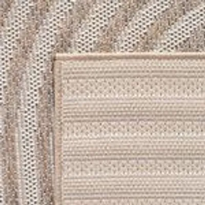 Produktbild von Outdoor Teppich Wetterfest, Küche, Balkon, Terrasse, Garten Wohnzimmer Esszimmer, Skandinavisches Boho Design, Größe: 280 x 370 cm, Farbe: Beige-1