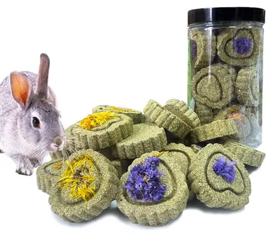 Image de Jouets à mâcher naturels pour lapins (18 pièces)