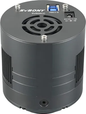 Produktbild von Svbony SV605CC Teleskopická kamera pro hlubokou oblohu, barevná astrokamera s technologií zadního osvětlení IMX585 CMOS, okulár teleskopu s 1,25palcovým USB3.0 s nulovým zesilovačem, chlazený okulár pro astrofotografii hluboké oblohy