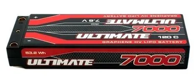 Imagen del producto de Batería Ultimate Racing de 7000 mAh, 7.6V, 120C, para accesorios de modelismo