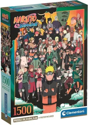 Image de Clementoni 1500-elementowy puzzle Naruto Shippuden - Oficjalny Produkt Premium