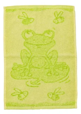 Produktbild von Babyhandtuch Frosch orange 30x50 cm