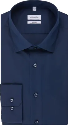 Immagine prodotto di Camicia Seidensticker blu scuro Shaped Fit non stiro