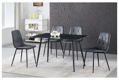 Produktbild von Stuhl Mesa Eco 2er-Set Velvet Grau