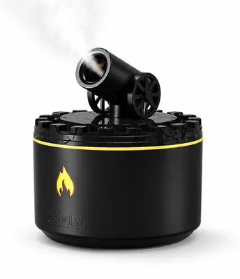 Produktbild von Kleiner Luftbefeuchter für Schlafzimmer und Büro, Mini Aroma Diffuser mit Nachtlicht, 2 Sprühmodi, kompakter Vernebler gegen trockene Luft