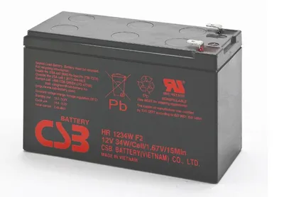 Immagine prodotto di Bluewalker 91010032 Bluewalker CSB HR 1234W F2 VRLA Blei-Gel Akku 12V/9Ah