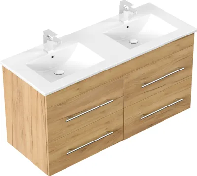 Produktbild von Badmöbel Helios SoftClose eiche gold : Eiche Gold Varianten: Eiche Gold