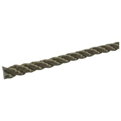 Produktbild von Faserseil aus Polypropylen, 1,5 mm, bronzegrün, geflochten (Rolle à 250 Meter)