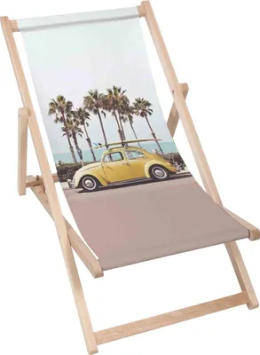 Produktbild von Dreamroots Liegestuhl klappbar Holz, Buchenholz bis zu 130 kg, Sonnenliege klappbar mit 3-stufiger Neigungsregulierung der Rückenlehne, Summer Car