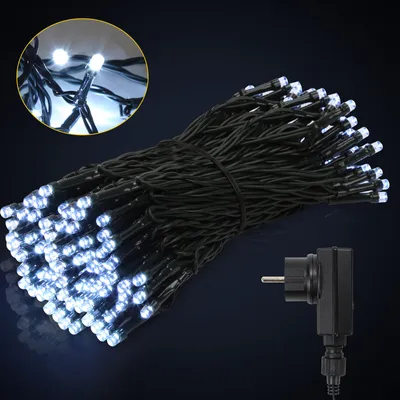Zdjęcie produktu dla Jayseuw 10M 100 LED Fairy Lights 8 trybów oświetlenia Party Garden Lighting Indoor Christmas Wedding Decoration Cold White