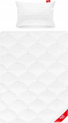 Produktbild von Softimi | Ganzjahresdecke 100x135 cm + Kissen 40x60 cm - Antiallergisch - Hochwertige Mikrofaser