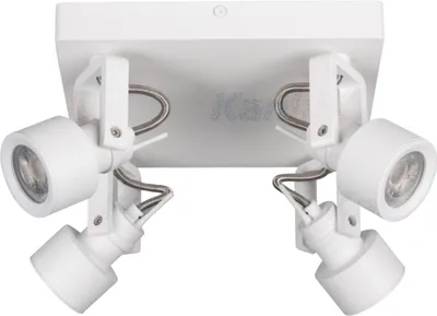 Immagine prodotto di Faretto SONDA bianco 4xGU10x10W in metallo, dimensioni: 15x22x22 cm, IP20, Kanlux