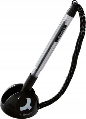 Produktbild von Kugelschreiber mit Federmechanik, 7 mm, blau – Q-Connect
