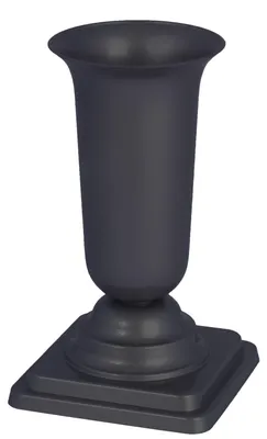 Produktbild von Friedhofsvase PH Ballast 27cm graphit neu