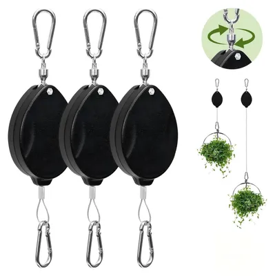 Productafbeelding van Set van 3 uitschuifbare plantenhangers
