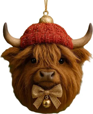 Produktbild von Waldtier-Eichel-Ornamente, Acryl-Kiefernzapfen-Tier-Weihnachtsbaumschmuck, rustikale Natur-Weihnachtsdekoration für Tierliebhaber