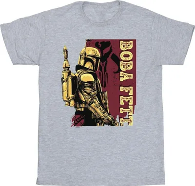 Produktbild von Star Wars - "The Book Of Boba Fett" T-Shirt für Herren BI44914 (5XL) (Grau)