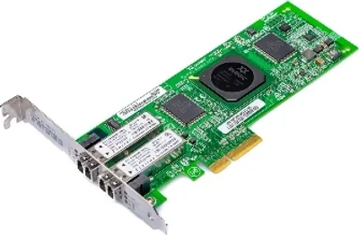Produktbild von Cisco Qlogic QLE2462 2-port 4GB FC, Eingebaut, Verkabelt, PCI-E, Faser, 4000 Mbit/s