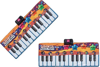 Immagine prodotto di Tappetino musicale per bambini multifunzionale: Luchild tappetino per pianoforte, tra cui 8 tasti funzione del pianoforte, attraverso il pulsante Swith può magicamente cambiare i giocattoli, dal pianoforte alla tastiera touch; molte melodie incorporate e le funzioni COIL