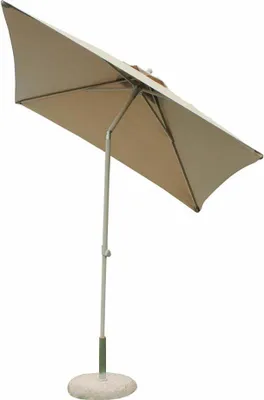 Zdjęcie produktu dla Parasol ogrodowy 2x2 m ze składanym słupkiem aluminiowym Tenerife – beżowy