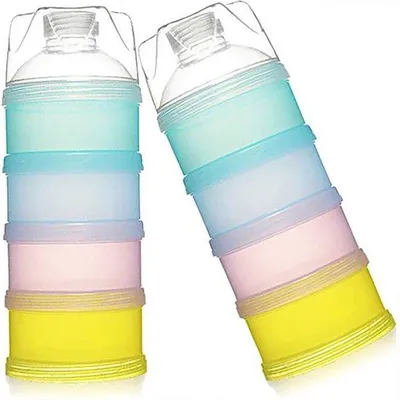 Produktbild von Babynahrungsdosen 4-lagig, tragbar, 2 Stück, für Reisen