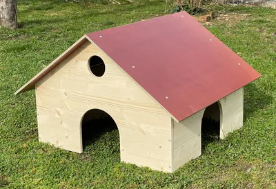 Produktbild von Elmato 14888 Entenhaus für Teichenten, Bausatz, 70x70x52cm