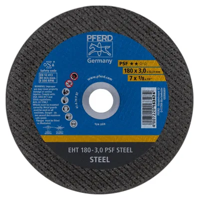Produktbild von PFERD EHT 180-3,0 PSF STEEL, Stahl, PFERD, 2,22 cm, 18 cm, 8500 RPM, 25 Stück(e)