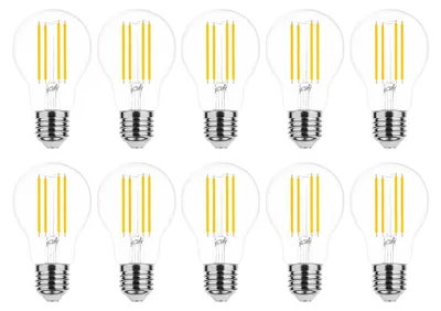 Produktbild von Modee E27 LED Filamentlampe A60 4,2W 470lm 2700K Warmweiß 10 Stück