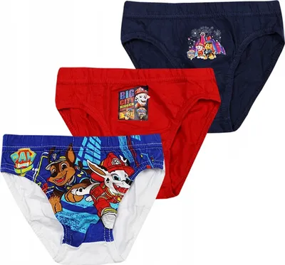 Produktbild von Paw Patrol Chase und Marshall Jungen Kinder Unterhosen Schlüpfer Set 3 tlg.2, Größe Kids:116-128