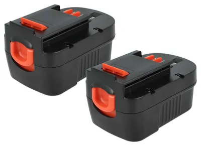 Produktbild von vhbw 2x Akku kompatibel mit Black & Decker Firestorm BD14PSK, EPC14CA, EPC14CAB, CP14K, CP14KB, Firestorm FS140BX Werkzeug (3300 mAh, NiMH, 14,4 V)
