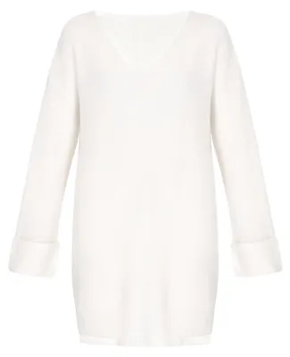 Produktbild von WAIS damen pullover - weissmeliert, XS/S